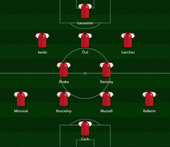 Ekte Özil Medium (M) Arsenal Langermet 2016-2017 Drakt | -torget