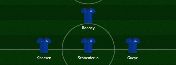 Wayne Rooney Everton 2017-18 position