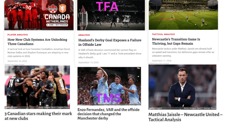 Total Football Analysis stole 3 of my&nbsp;articles